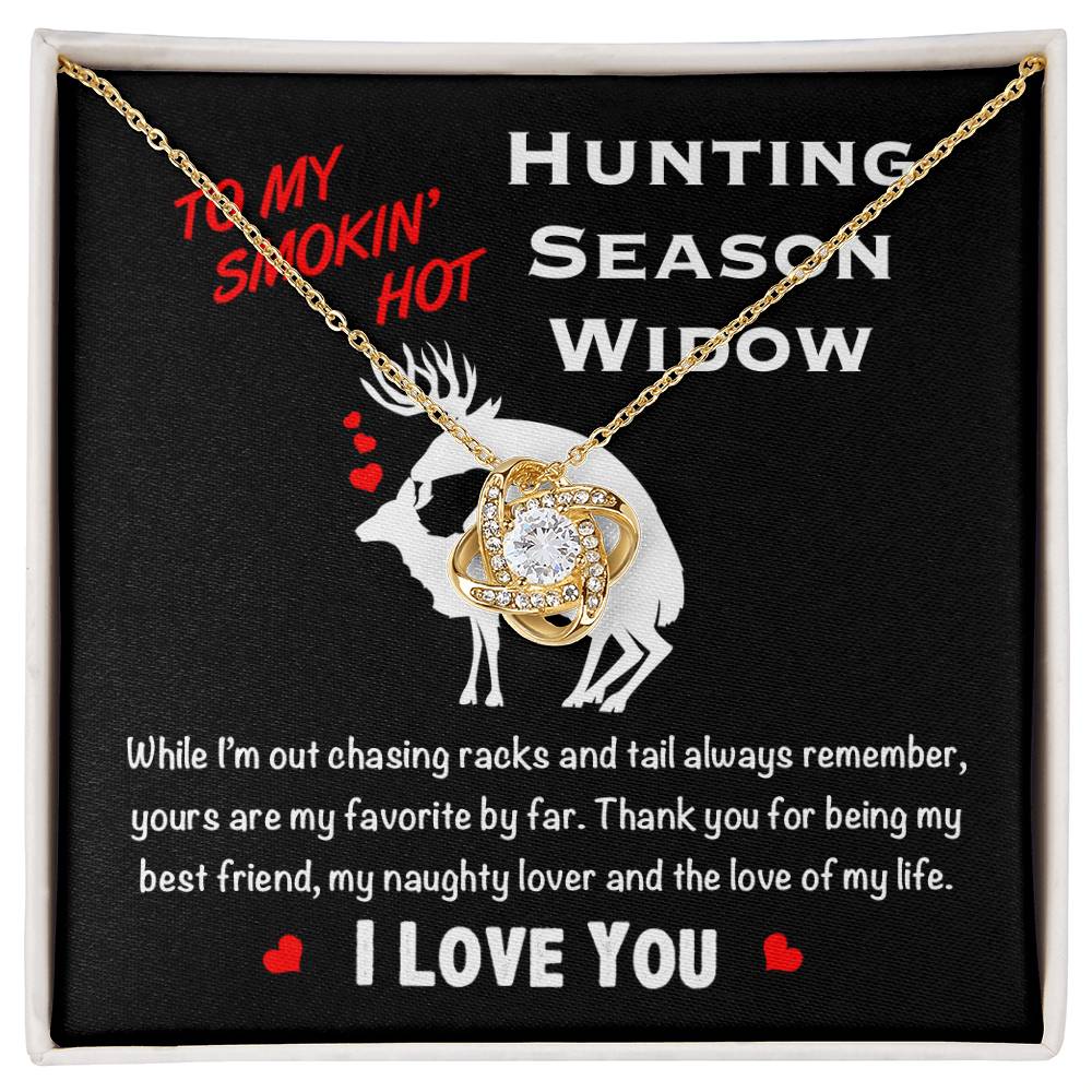 Smokin' Hot Hunting Season Widow Forever Love Necklace