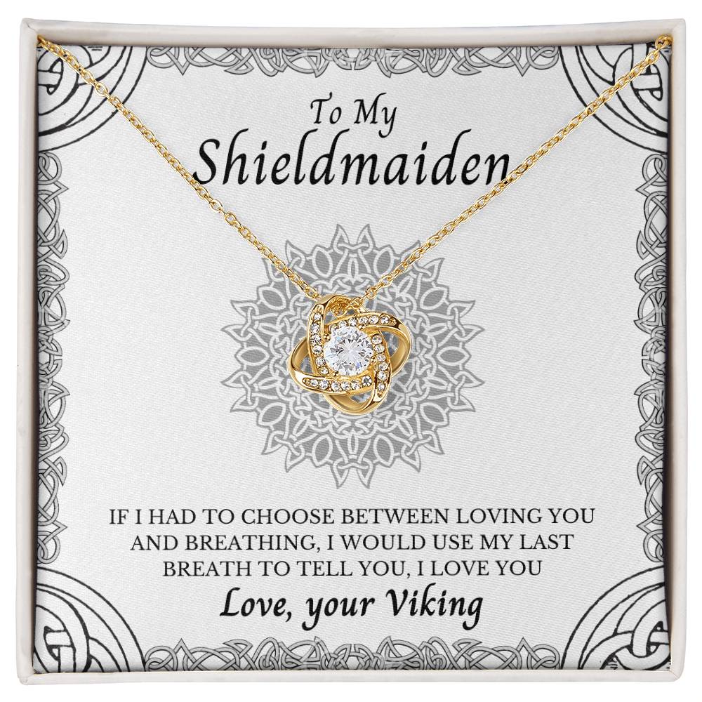(Almost Gone) Celtic Love Knot Shieldmaiden - Viking Inspired Love Gift for Her