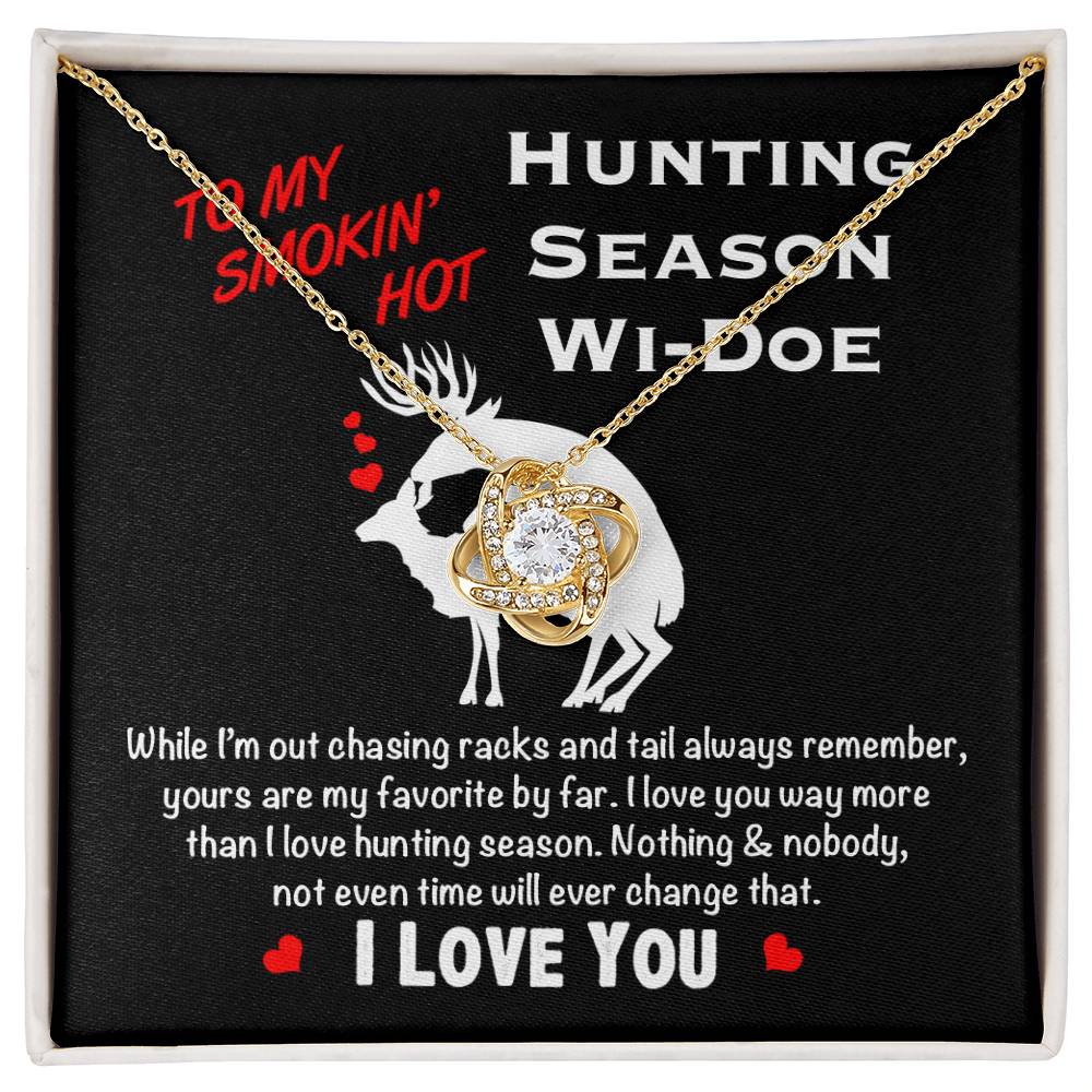 Smokin' Hot Hunting Season Wi-Doe Forever Love Necklace