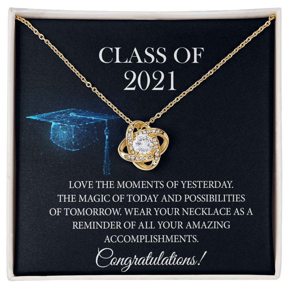 (Almost Gone) Class of 2021, Graduation Necklace