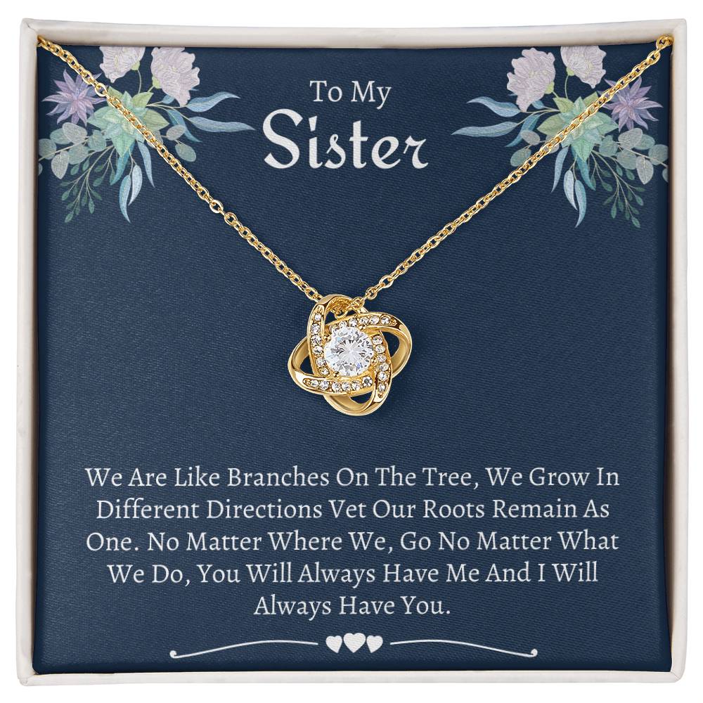 Gift for Sister - No matter where we go, our bond will always remain strong. Wishing you joy and happiness on Christmas