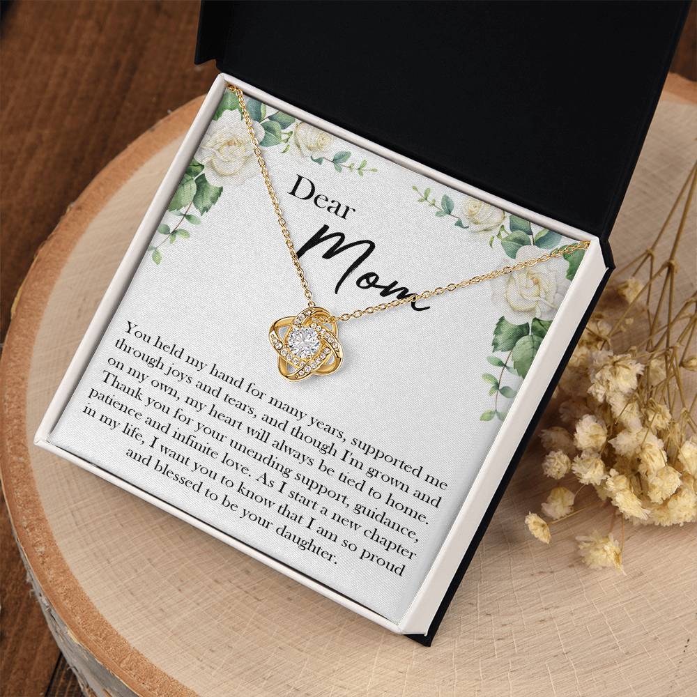 Mother of the Bride Gift From Daughter, to My Mom Necklace, Mother Daughter Necklace, Mom Birthday Gift