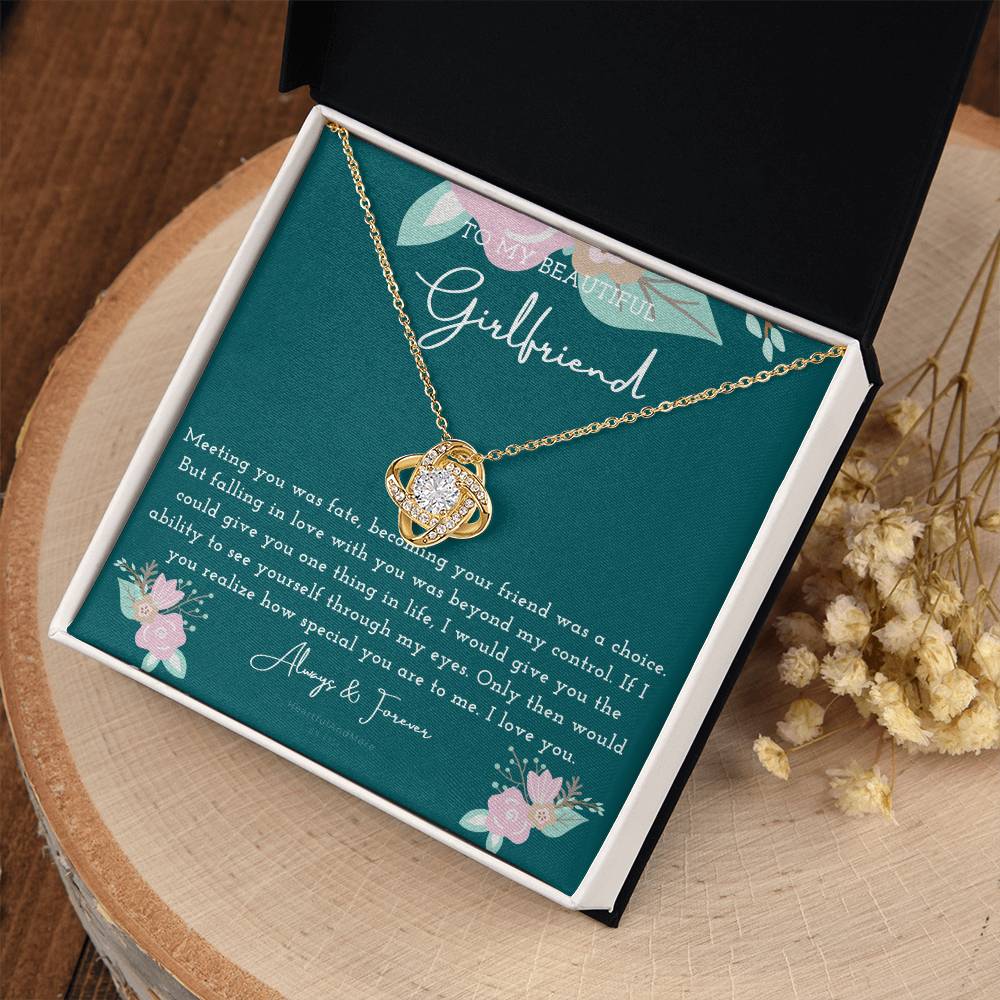 To My Girlfriend Necklace, Necklace for Girlfriend, Birthday Gift for Girlfriend, Valentine Gift for Girlfriend, Girlfriend Gifts
