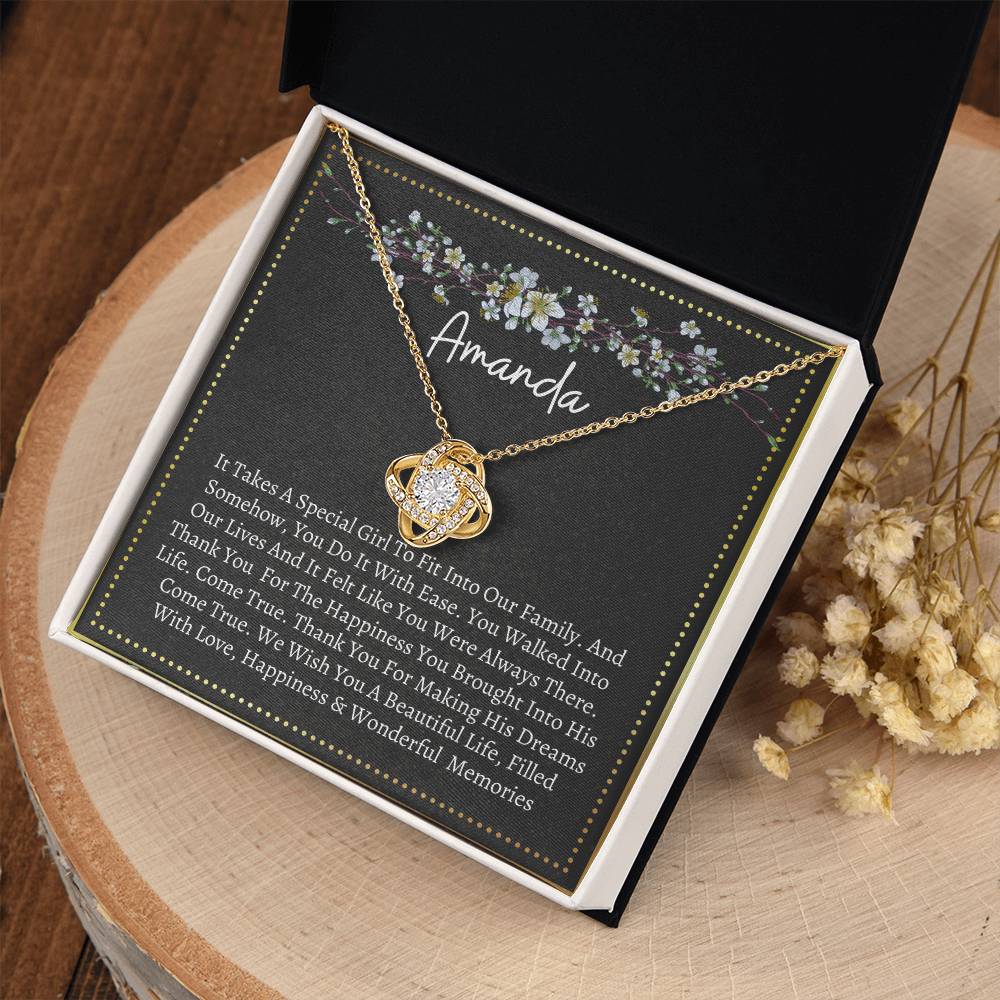 Gift for Son's Girlfriend - Wishing you a beautiful life filled with love, happiness, and wonderful memories on Wedding Day