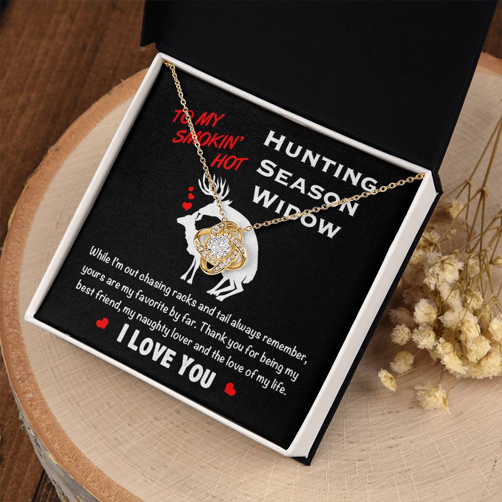 Smokin' Hot Hunting Season Widow Forever Love Necklace