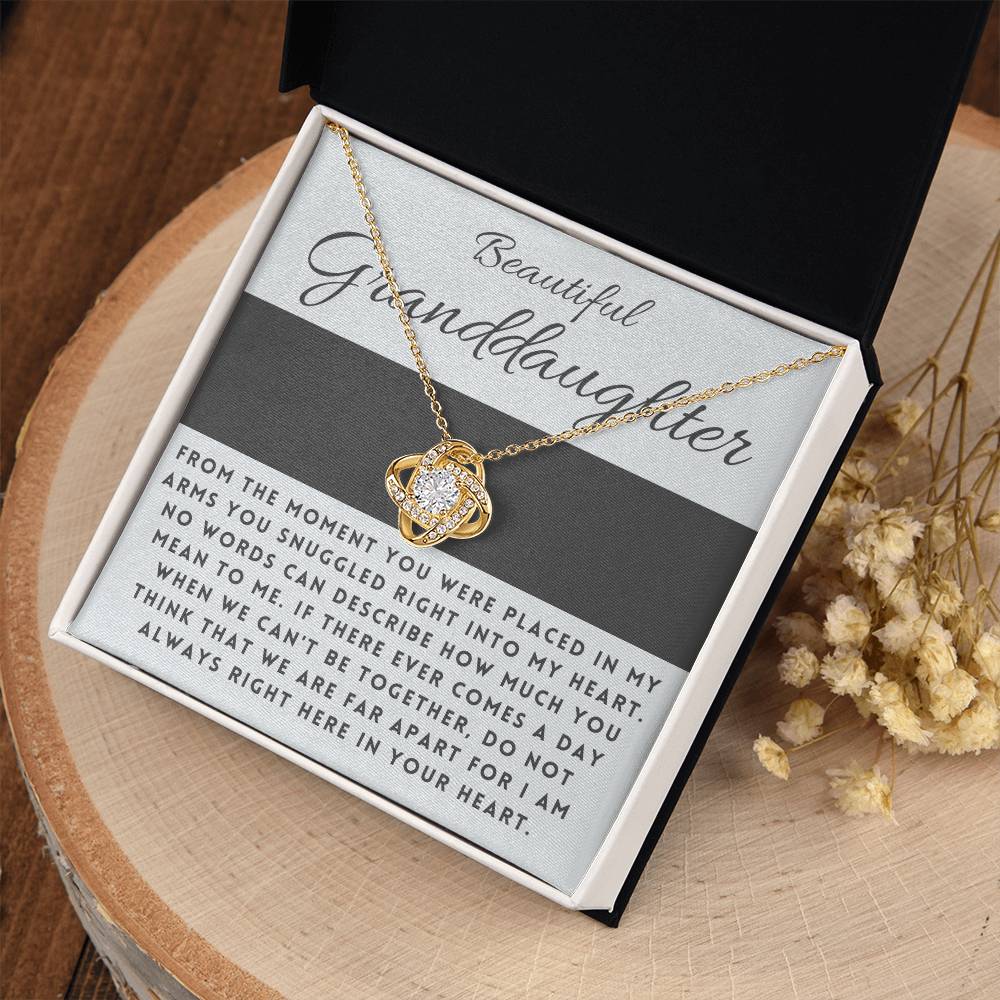 (Almost Gone) Cute Granddaughter Necklace - Gift from Grandma with Love