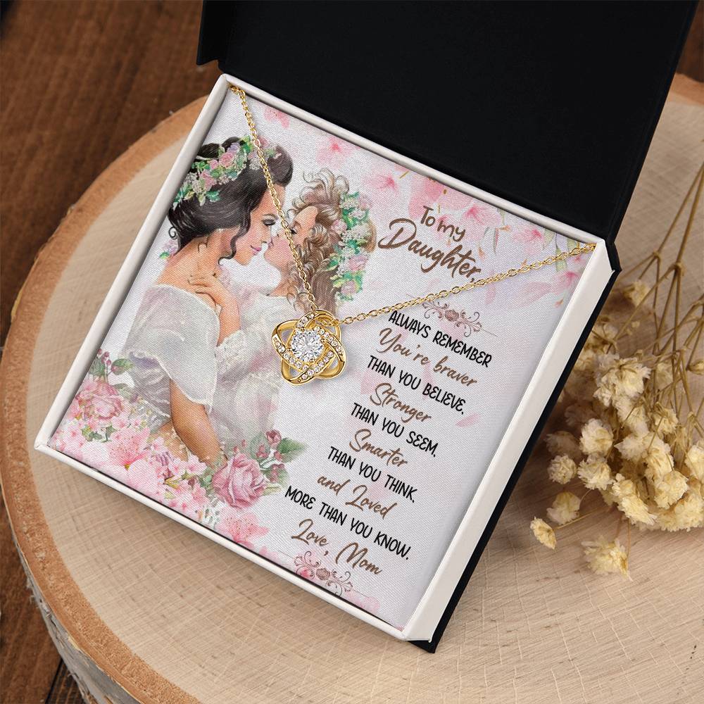 To My Daughter Necklace – Forever my pride and joy - Christmas