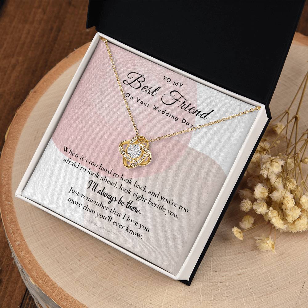 Best Friend Gift on Her Wedding Day, Best Friend to Bride Necklace, Best Friend Gift to Bride, Bride Gift From Maid of Honor, to My Best Friend