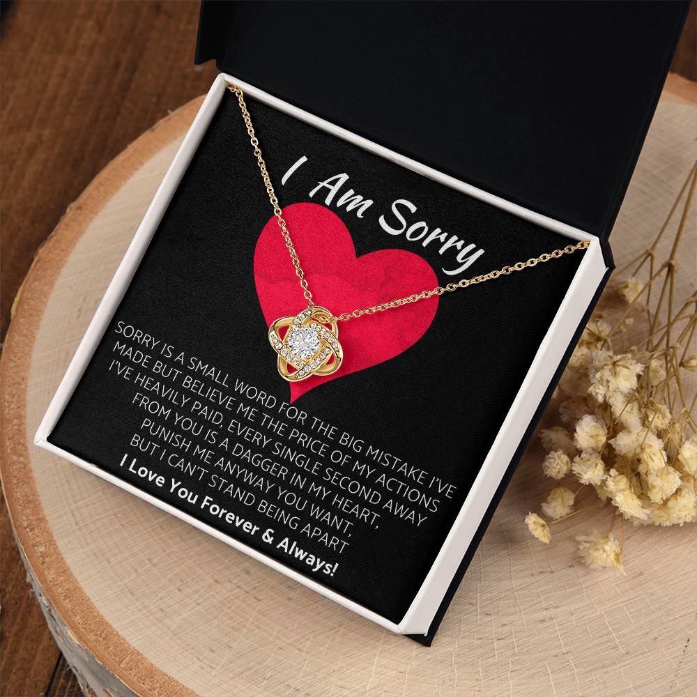 (Premium) Love Knot Necklace | I Am Sorry Gift for Your Love! ❤️