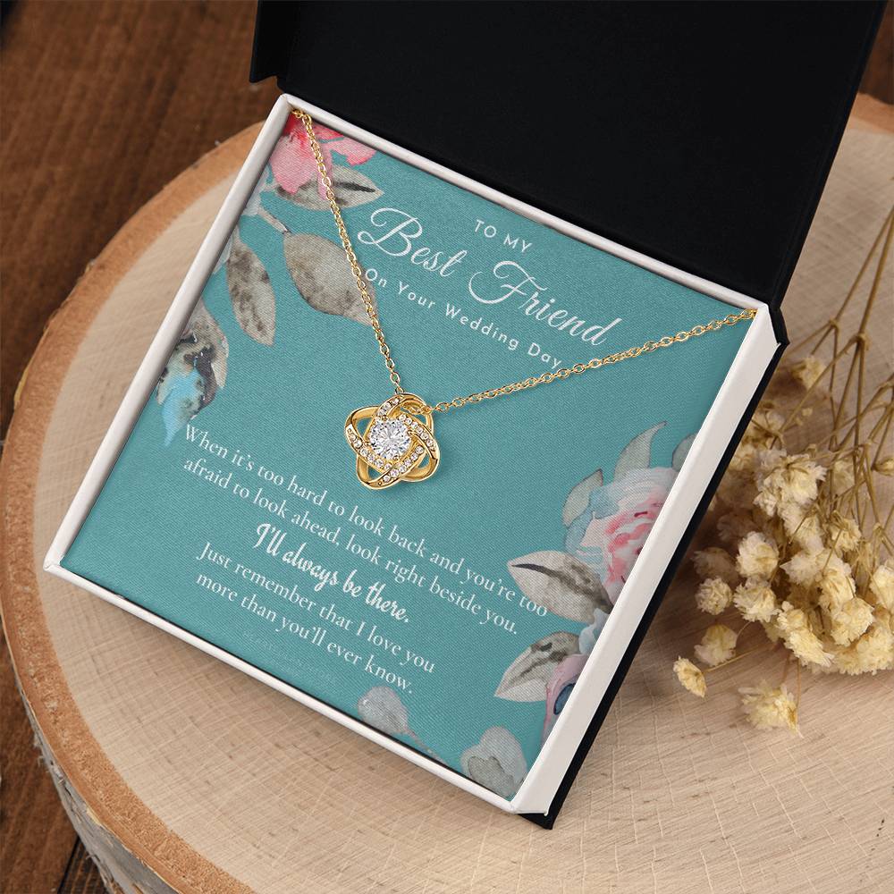 Best Friend Gift on Her Wedding Day, Best Friend to Bride Necklace, Best Friend Gift to Bride, Bride Gift From Maid of Honor, to My Best Friend