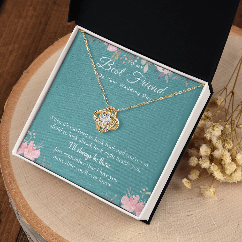 Best Friend Gift on Her Wedding Day, Best Friend to Bride Necklace, Best Friend Gift to Bride, Bride Gift From Maid of Honor, to My Best Friend