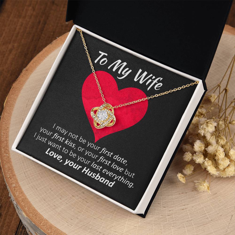 (Premium) Love Knot Necklace | Personalized Gift for Your Loving Wife! ❤️