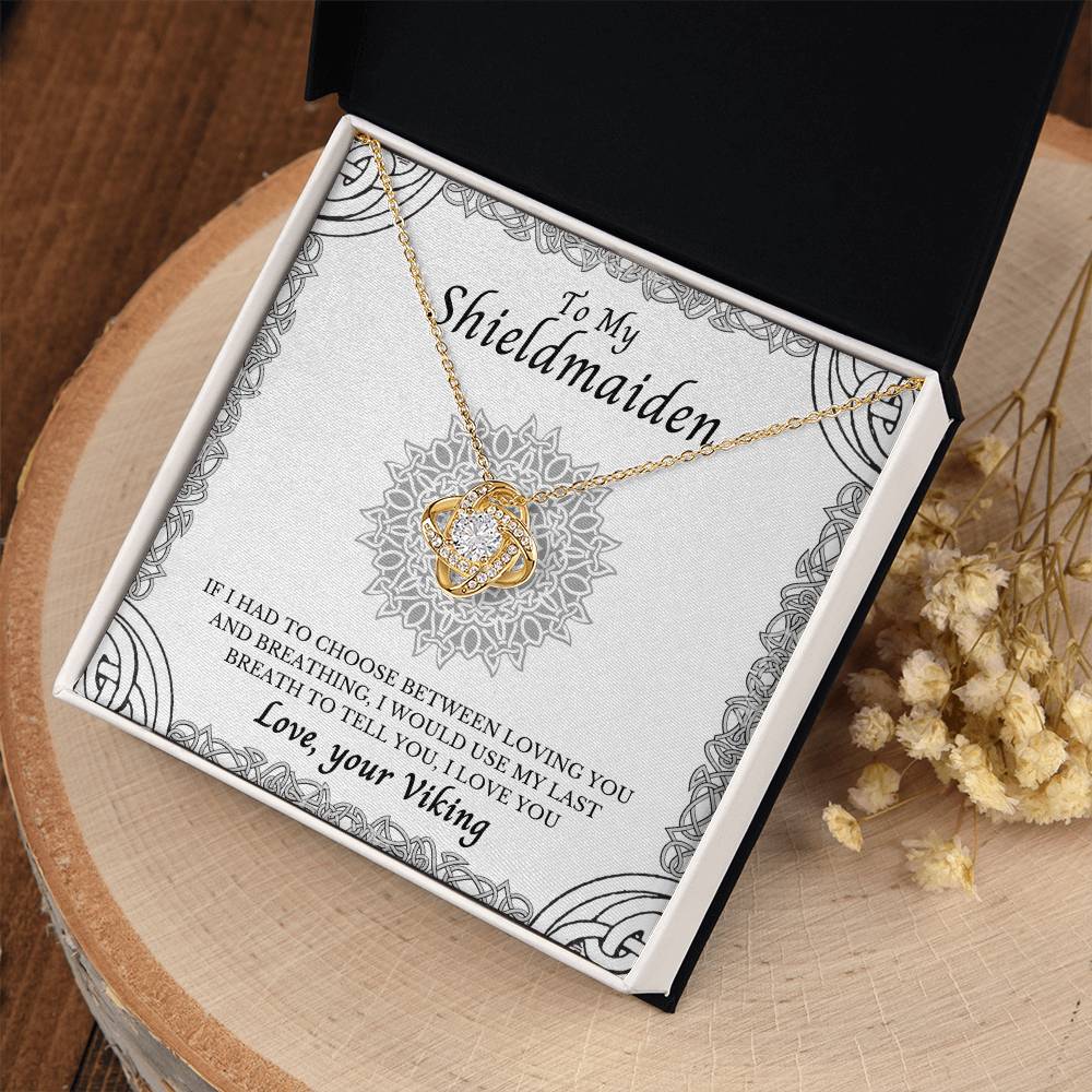 (Almost Gone) Celtic Love Knot Shieldmaiden - Viking Inspired Love Gift for Her