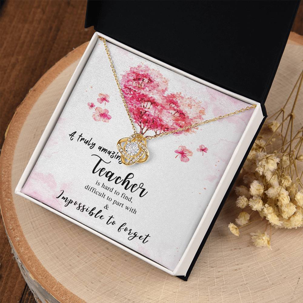 Teacher Gift | Gift for Teacher Necklace | a Truly Amazing Teacher Appreciation Gift