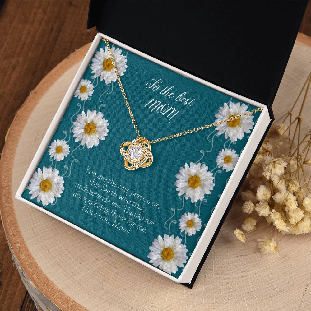 "Daisies" Love Knot Necklace for Mothers' Day - Gift For Mother A Special Thing