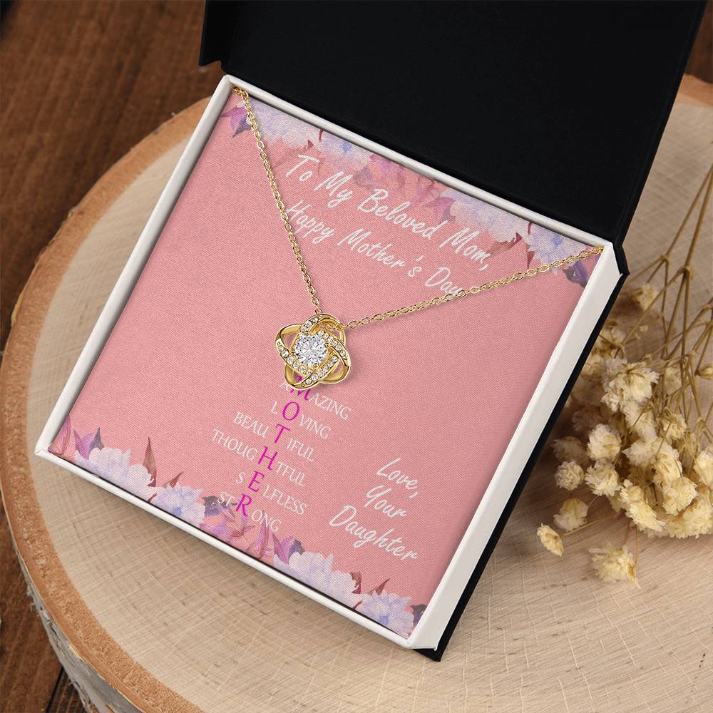 "Mother" - Precious Mother's Day Gift Necklace - Gift For Mother On The Mother’s Day, Women’s Day, Thank You Gift
