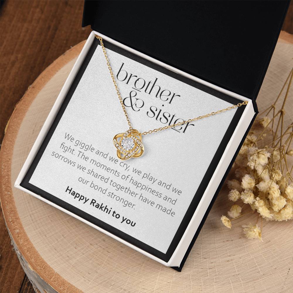 Rakhi Gift for Sister From Brother - 925 Sterling Silver Pendant