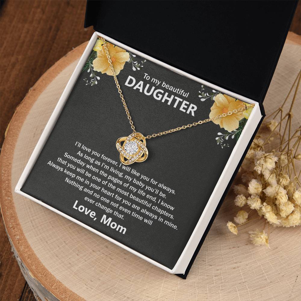 [Almost Gone] Love Knot Necklace - to Beautiful Daughter💖