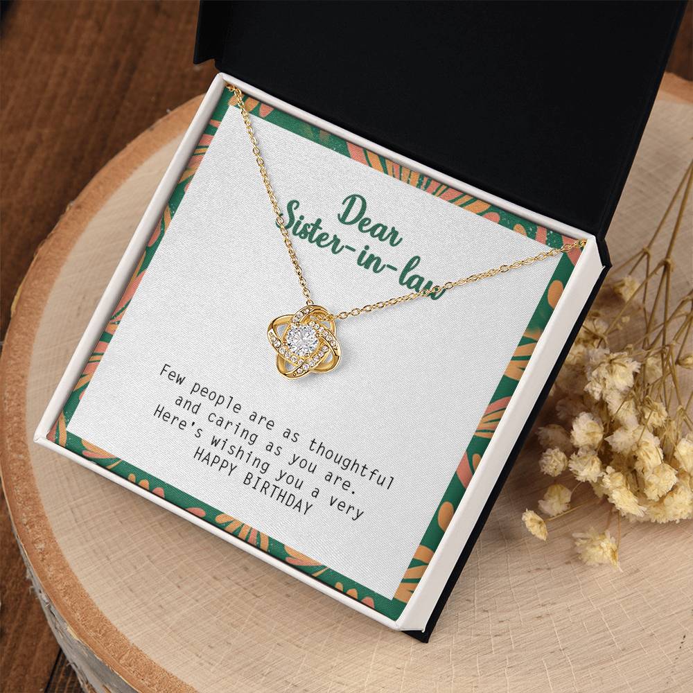 Happy Birthday Gift for Sister In Law - 925 Sterling Silver Pendant