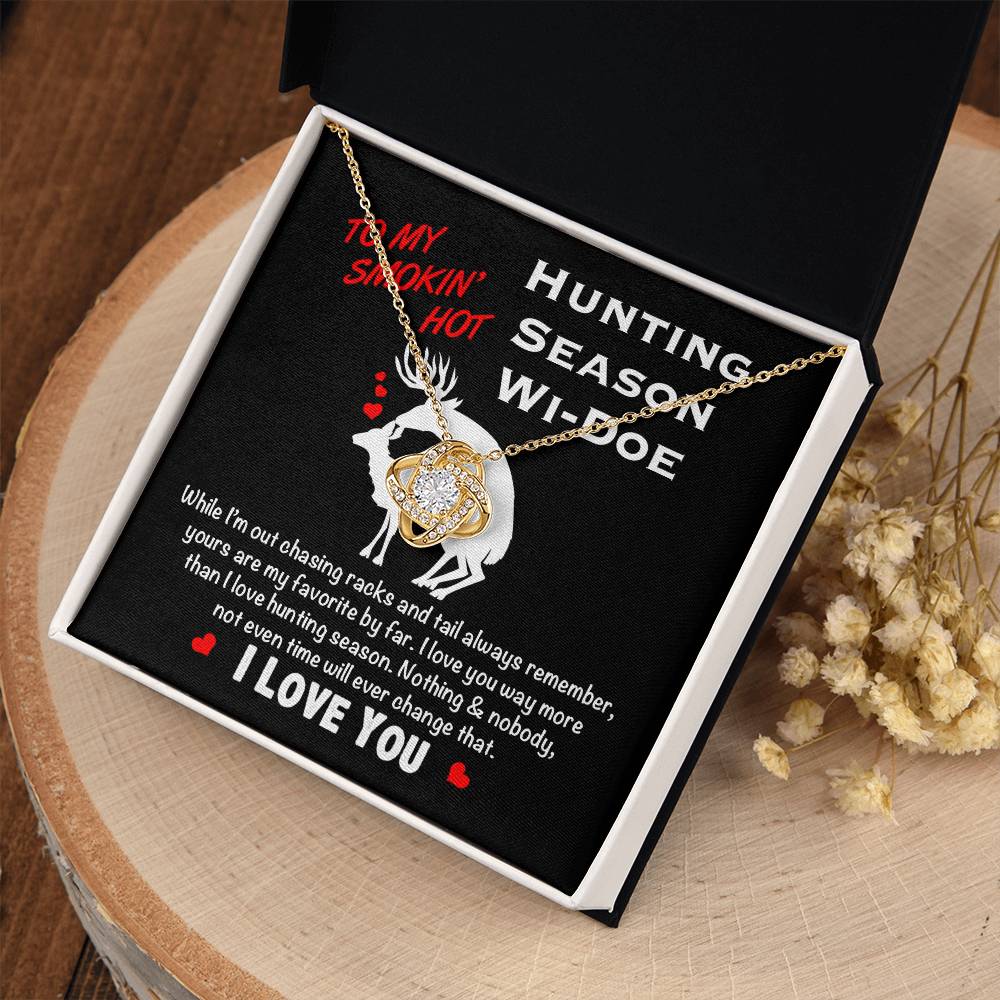 Smokin' Hot Hunting Season Wi-Doe Forever Love Necklace