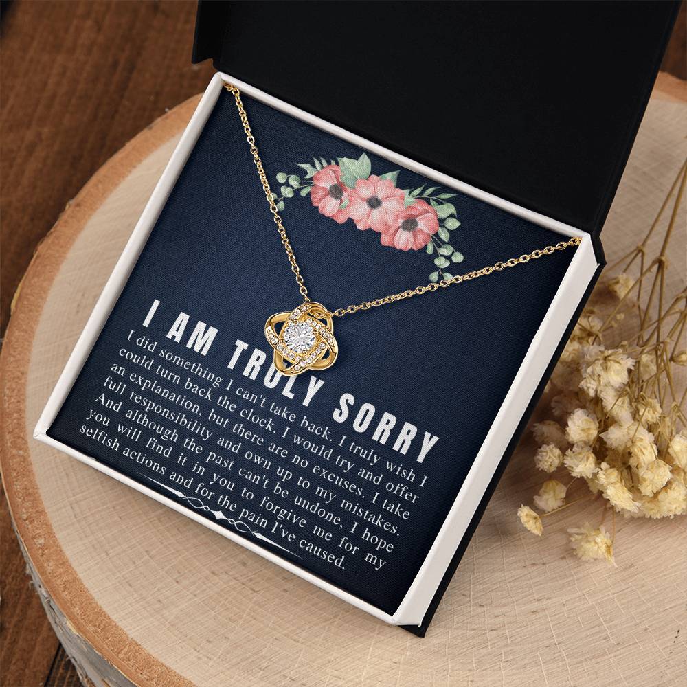 I'm Sorry Gift Apology Gift Necklace for Her, Please Forgive Me Gift Wife, Girlfriend, Friend, Forgiveness, Forgive Necklace