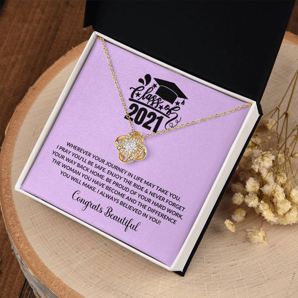 (Almost Gone) Class of 2021 - Graduation Necklace - Congrats Graduate Necklace Gift