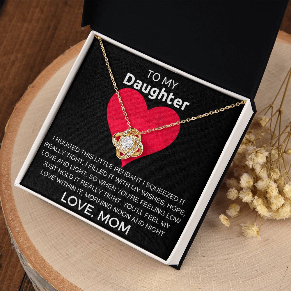 (Premium) Love Knot Necklace | Special Gift for Your Daughter! ❤️