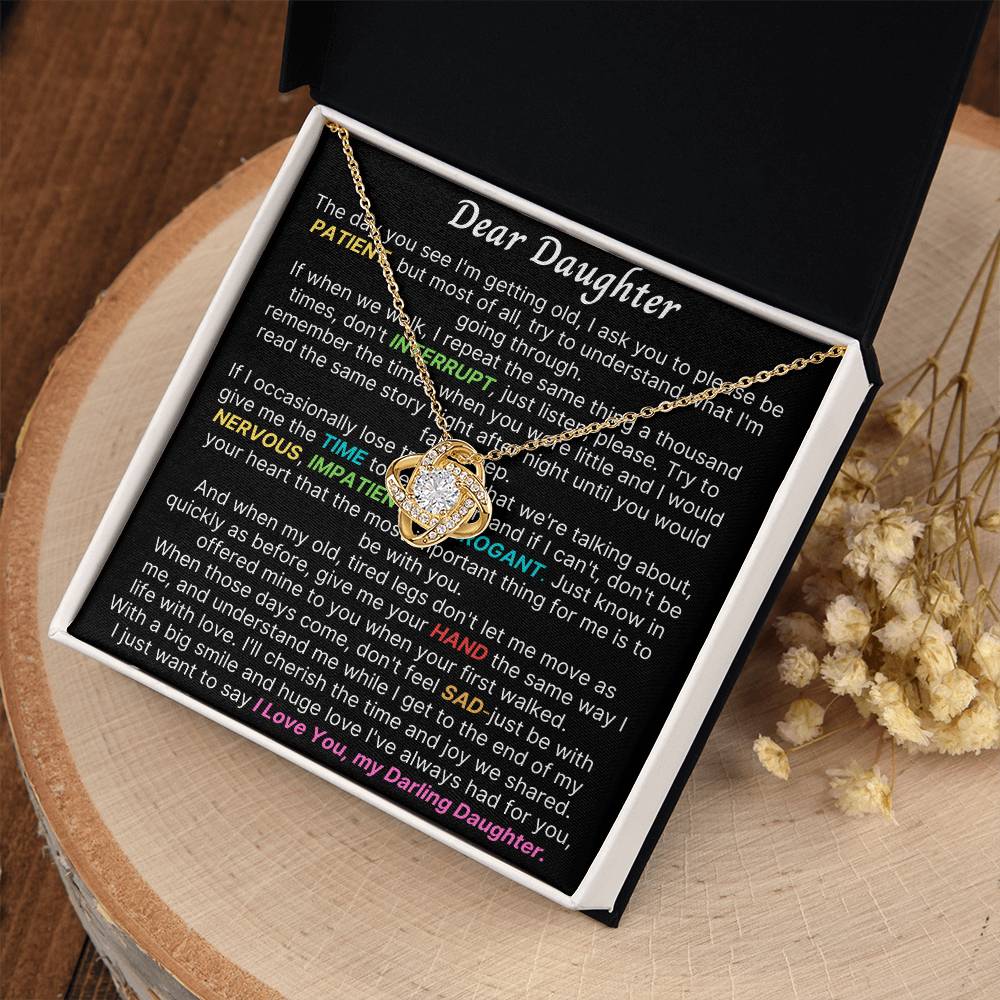 DEAR DARLING DAUGHTER LOVE NECKLACE
