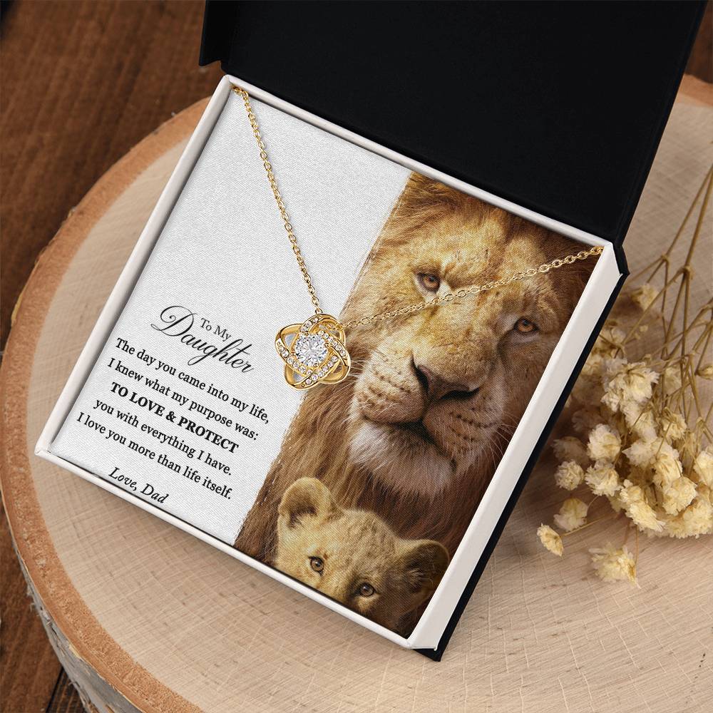 Necklace to Daughter – I love you more than life itself - Graduation Day