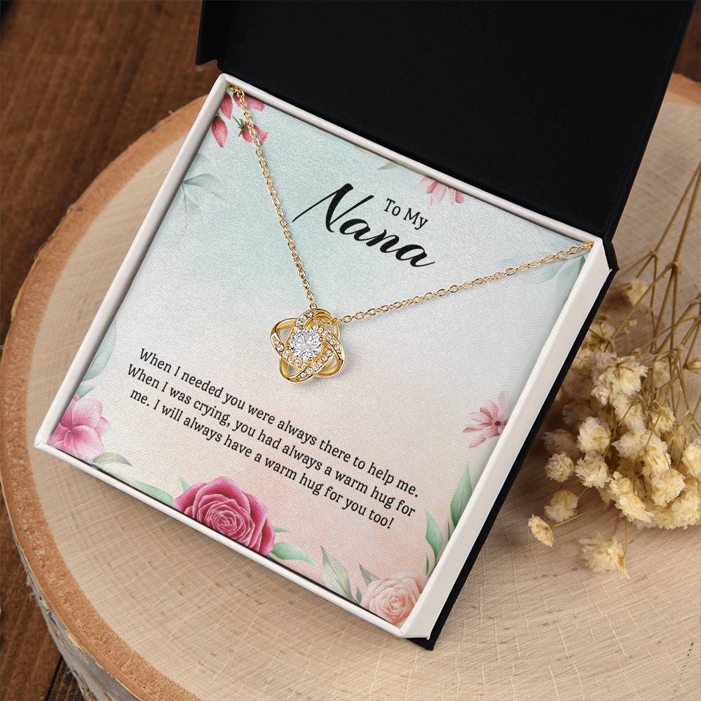 Love Knot Necklace For Nana - A Hug in Every Moment on New Year