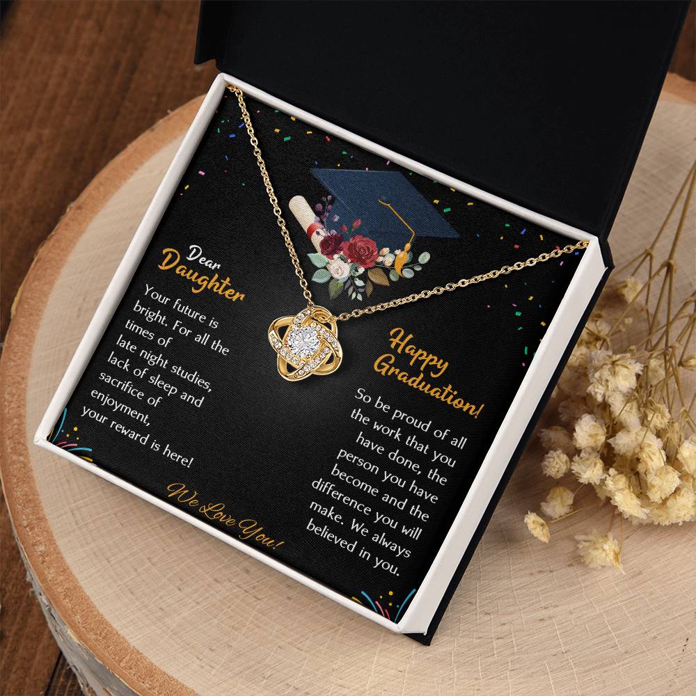 (Almost Gone) Class of 2021 - Dear Daughter So Proud of You - Limited Edition Graduation Necklace