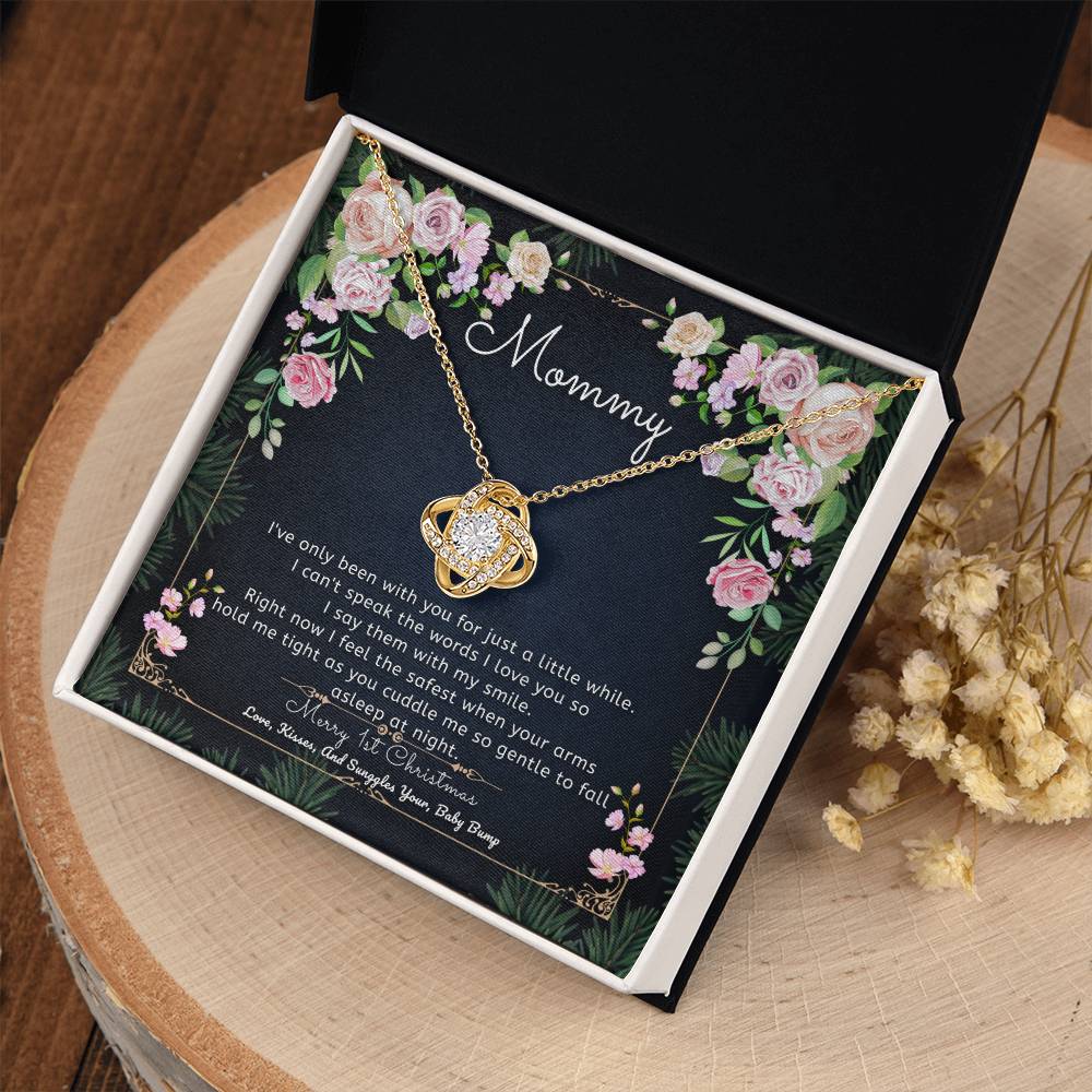 Necklace to Mommy – Sending you love, kisses, and snuggles - Baby Shower