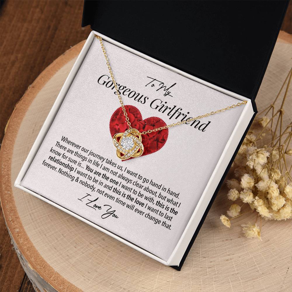 Girlfriend Forever Love Necklace - My Forever Valentine on Valentine’s Day