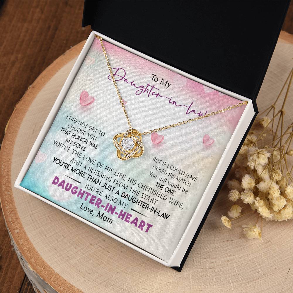 To My Daughter-In-Law - You Are My Daughter-In-Heart - Necklace