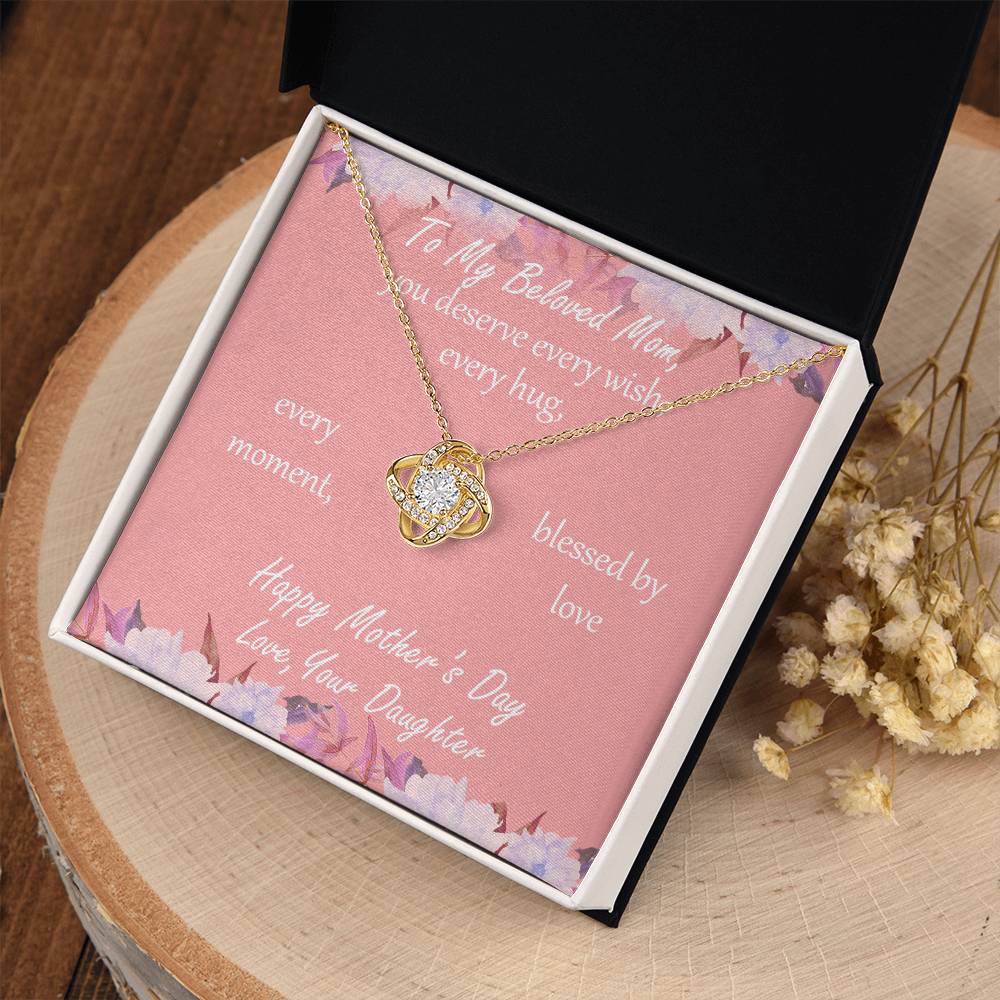 "Every Moment" - Personalised Mother's Day Bangle -  To Beloved My Mom
