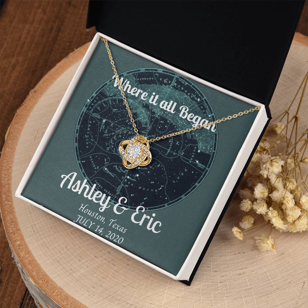 Stars Anniversary Gift – Our journey started here and will last forever - Wedding Day