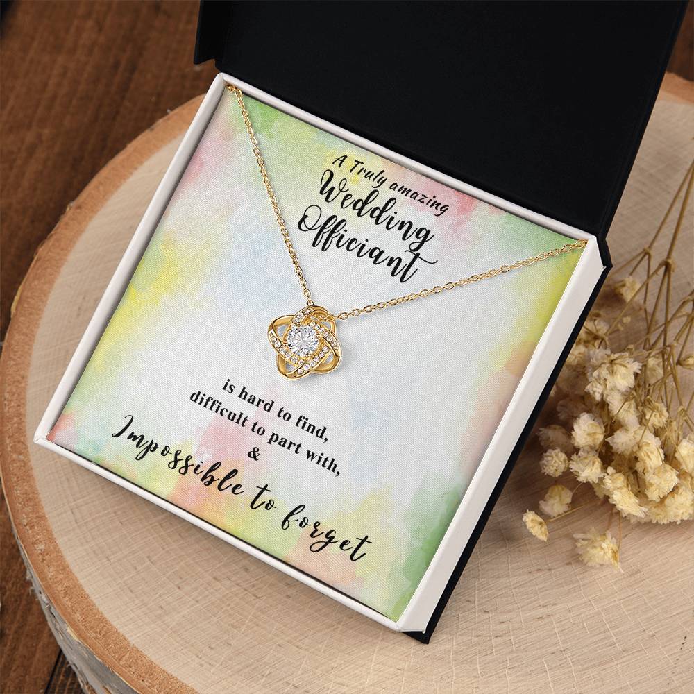 Wedding Officiant Gift | Gift for Wedding Officiant Necklace | a Truly Amazing Wedding Officiant Appreciation Gift