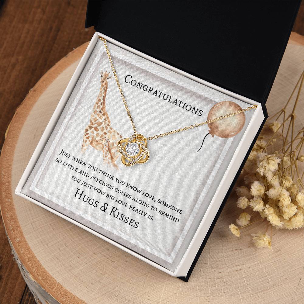 Baby Shower Gift Fro Expecting Mom...love Knot Just When You Know