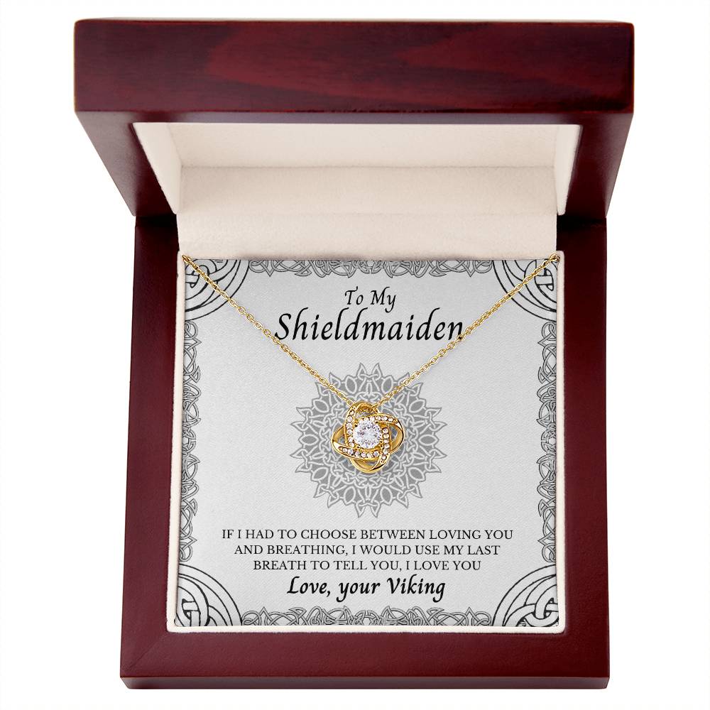 (Almost Gone) Celtic Love Knot Shieldmaiden - Viking Inspired Love Gift for Her