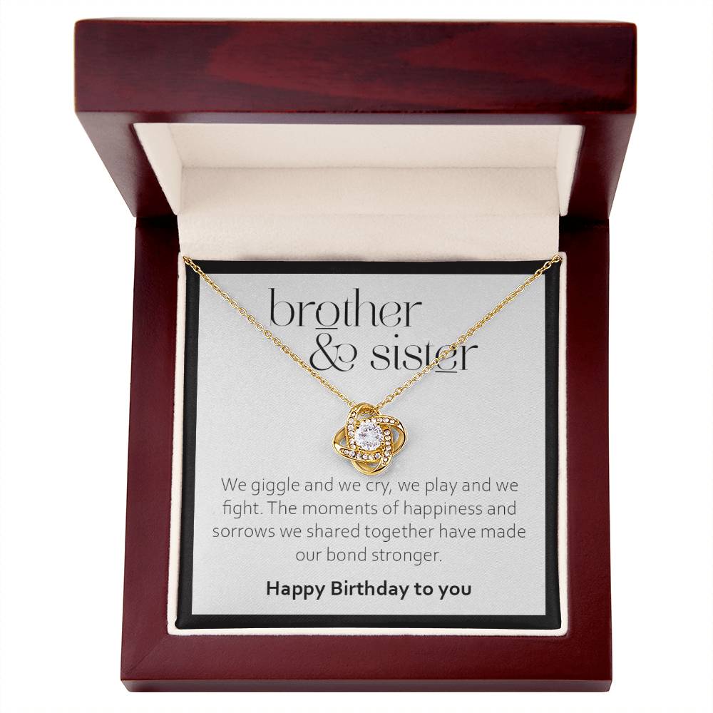 Birthday Gift for Sister from Brother - 925 Sterling Silver Pendant