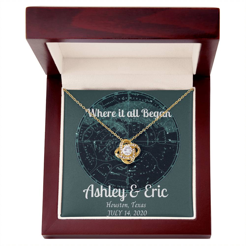 Stars Anniversary Gift – Our journey started here and will last forever - Wedding Day