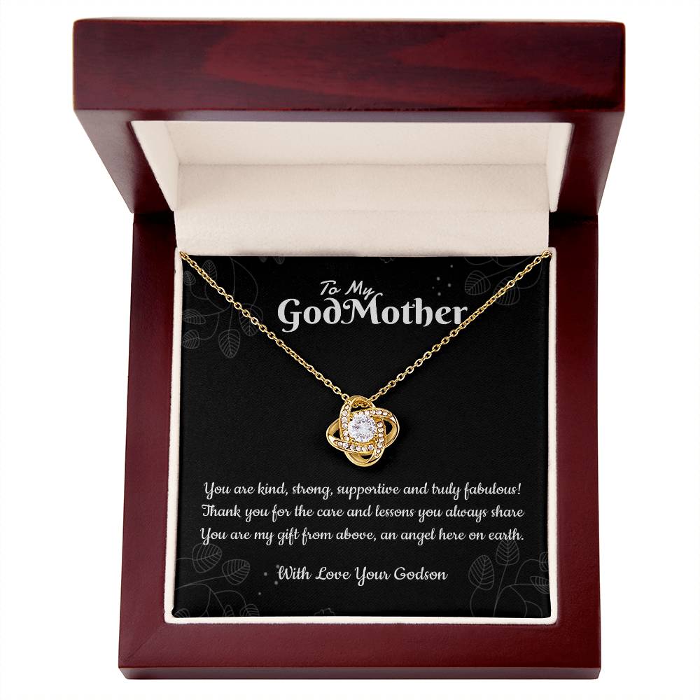 Godmother and Godson Necklace Gift, Birthday Gift, Thank You Gift, Gift from Godson