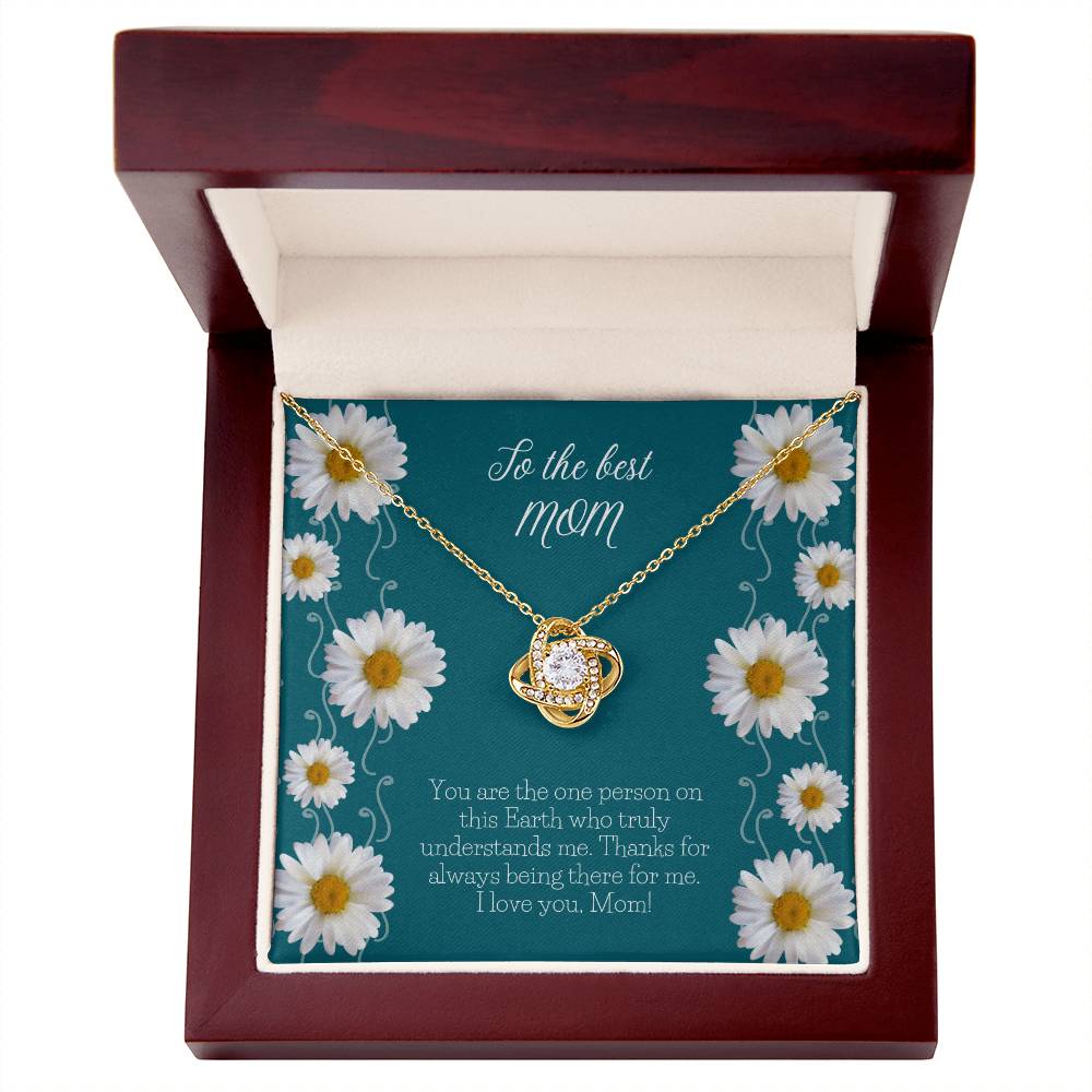 "Daisies" Love Knot Necklace for Mothers' Day - Gift For Mother A Special Thing