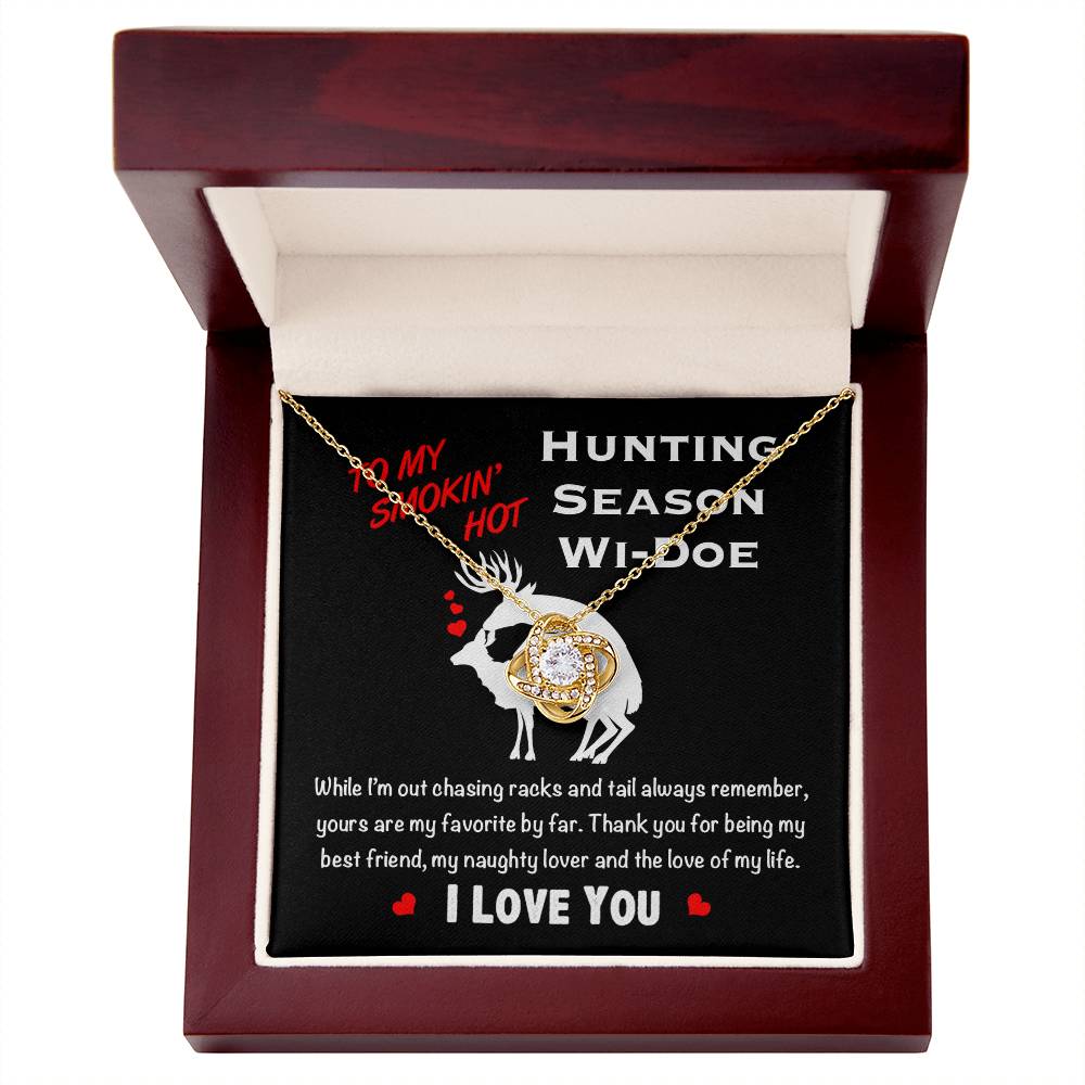 Smokin' Hot Hunting Season Wi-Doe Forever Love Necklace
