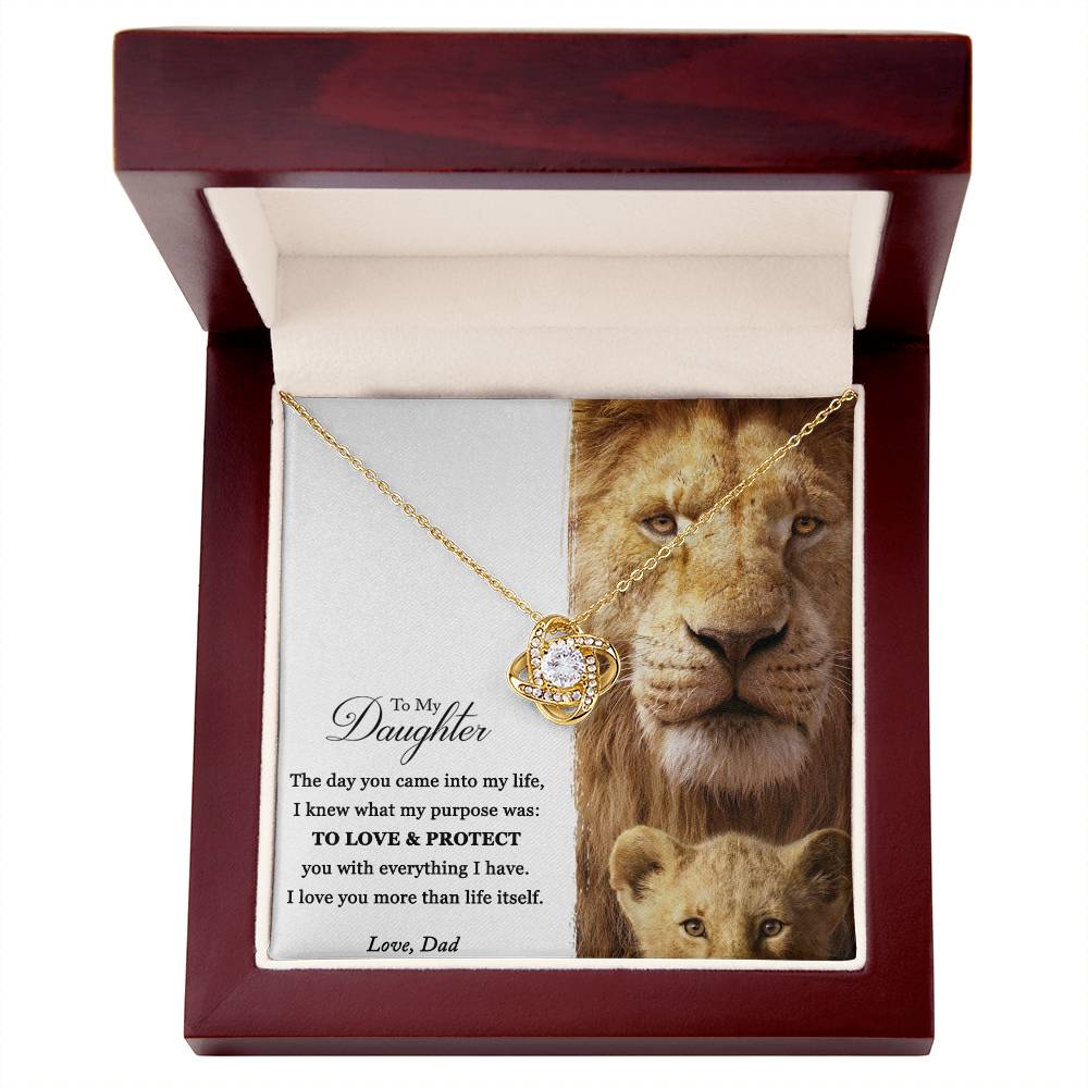 Necklace to Daughter – I love you more than life itself - Graduation Day