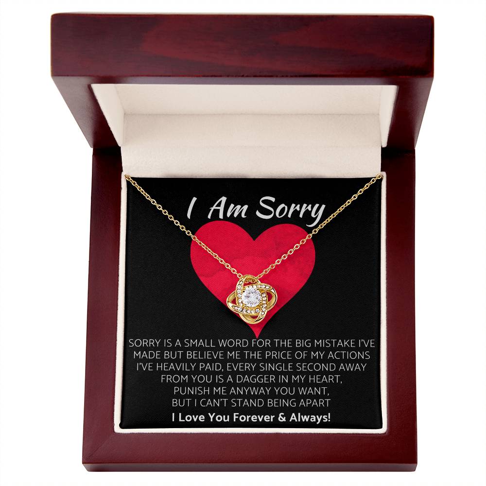 (Premium) Love Knot Necklace | I Am Sorry Gift for Your Love! ❤️