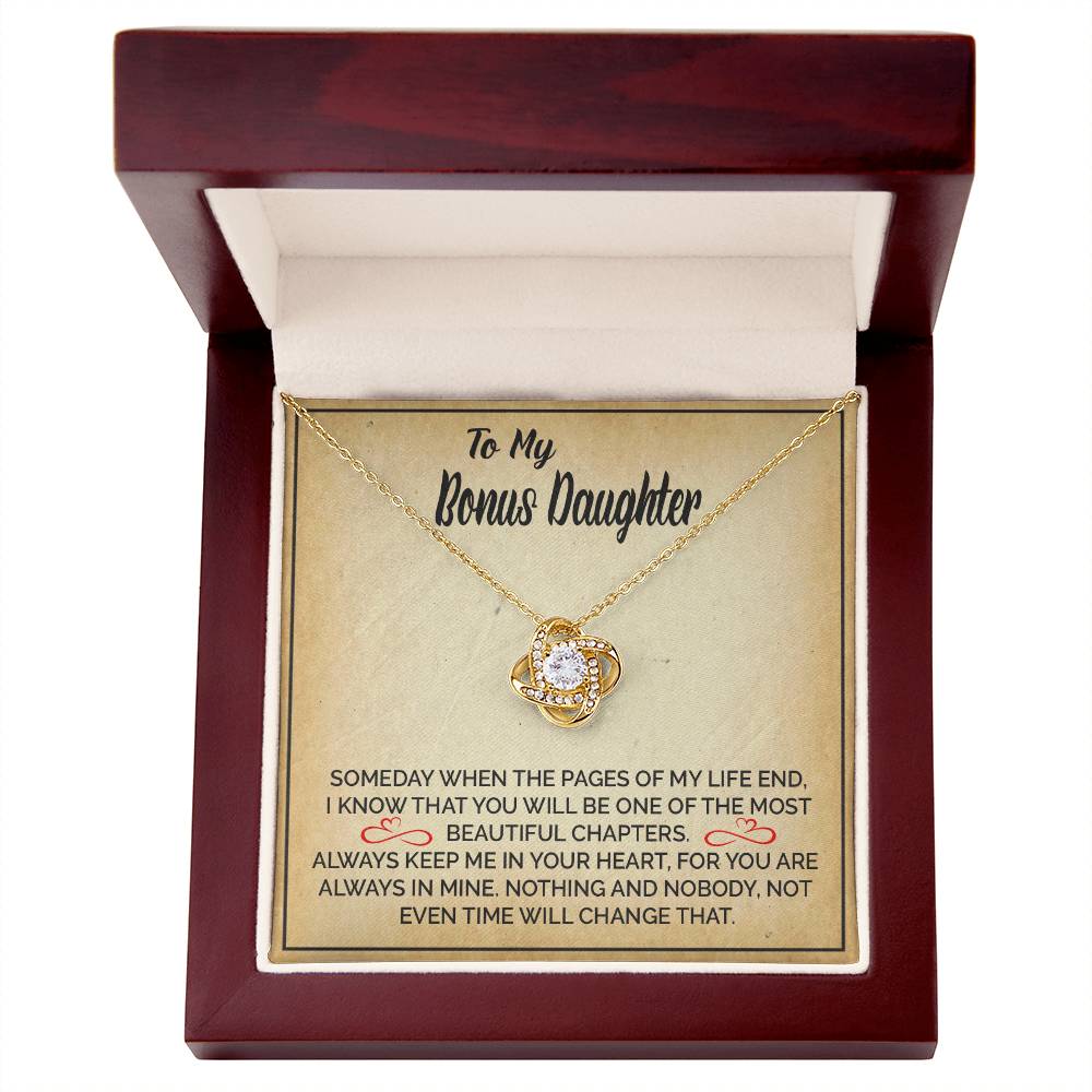 (Almost Gone) Bonus Daughter - Beautiful Chapters -Empowering Necklace with Meaningful Message