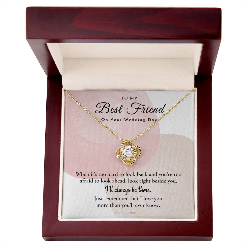 Best Friend Gift on Her Wedding Day, Best Friend to Bride Necklace, Best Friend Gift to Bride, Bride Gift From Maid of Honor, to My Best Friend