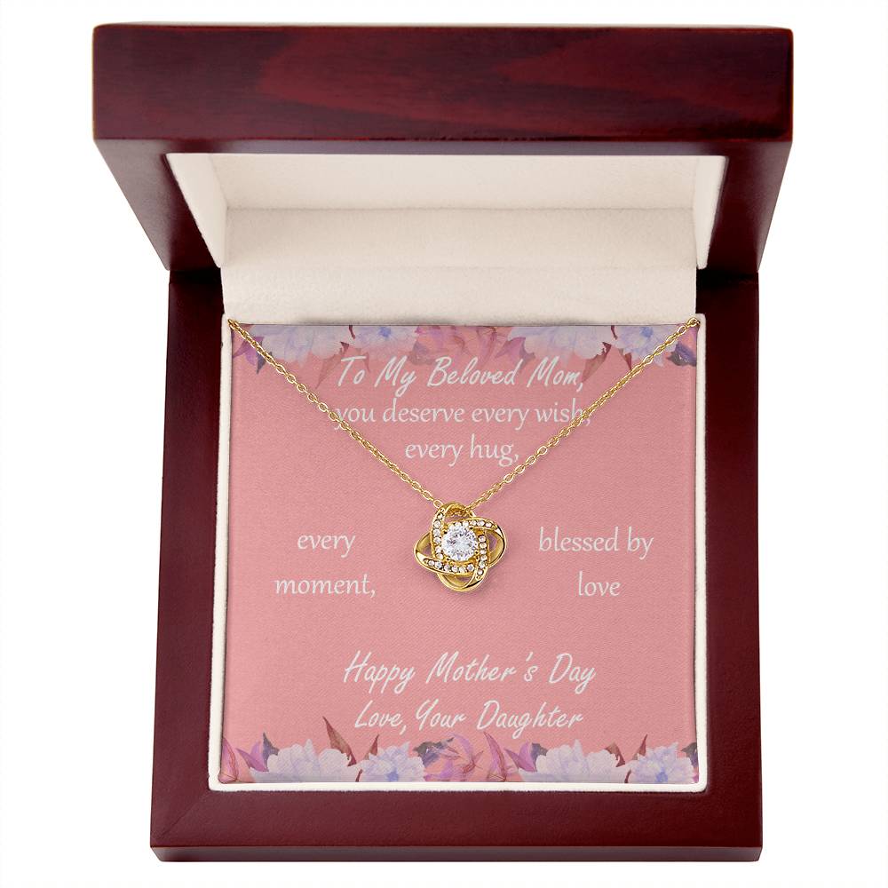 "Every Moment" - Personalised Mother's Day Bangle -  To Beloved My Mom