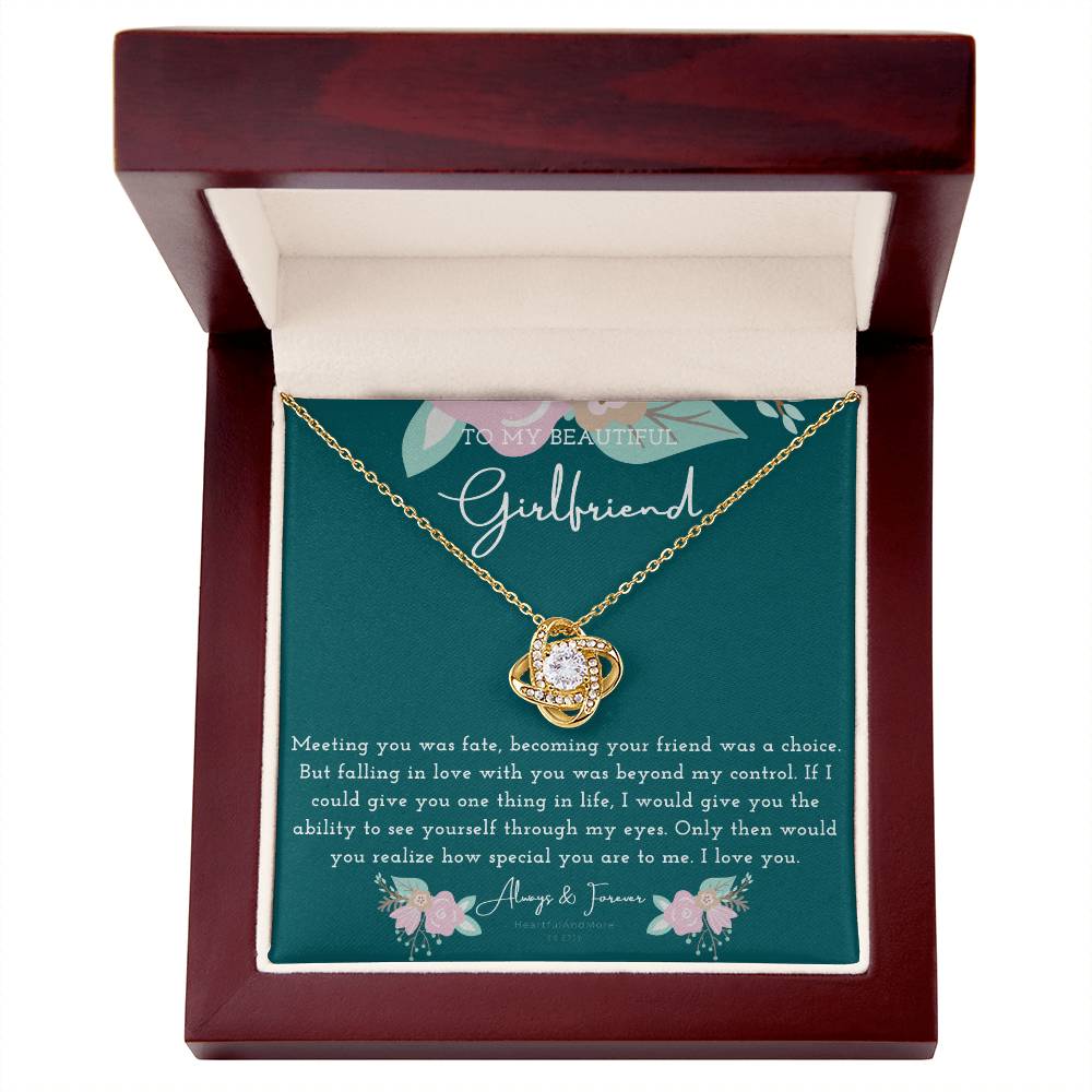 To My Girlfriend Necklace, Necklace for Girlfriend, Birthday Gift for Girlfriend, Valentine Gift for Girlfriend, Girlfriend Gifts